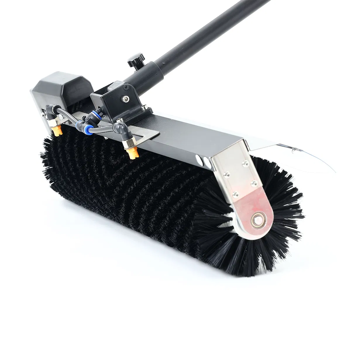 Zhenda Factory Aluminum Extension Pole Solar Cleaning Brush Electric Roller Head Solar Panel Cleaning Brush