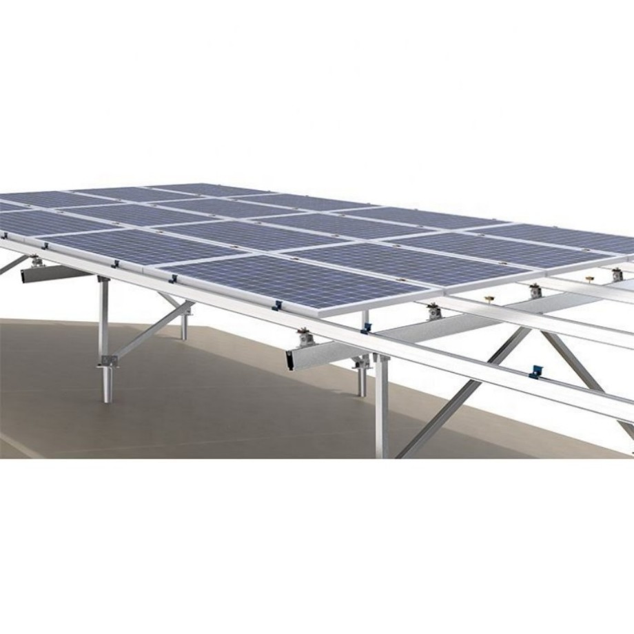 Stable Unique U-Shaped Rail Ground Support Solar Panel Mount
