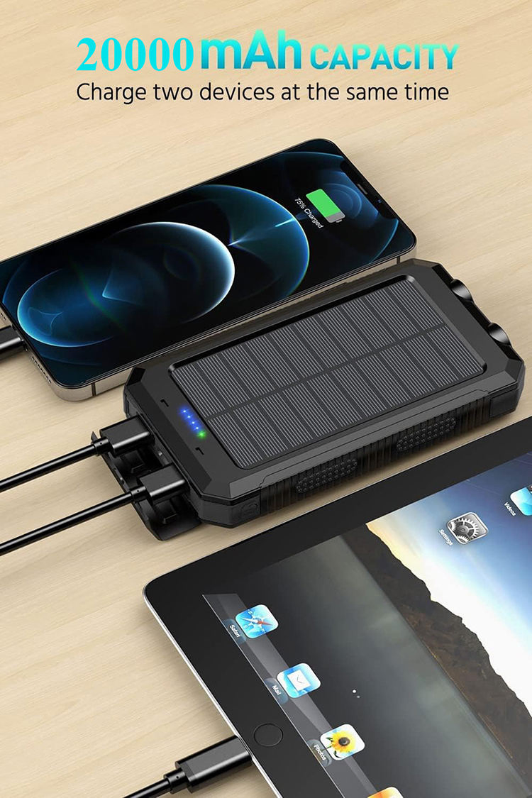Power Banks Portable Solar Charger 10W 20000mAh Power Station