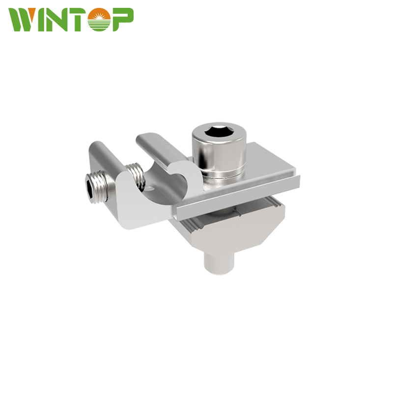 Solar Panel Mounting Components Copper Grounding Lugs