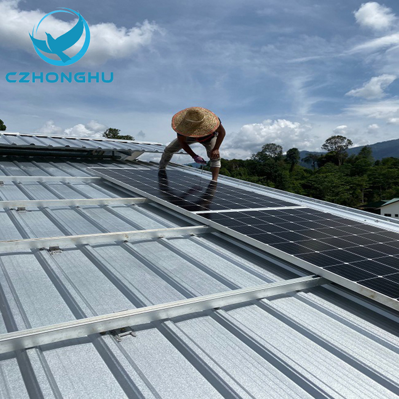 Solar Panel Roof Tile Mounting System PV Panel Fixed Solar Aluminum Roof Mount System Solar Panel Roof Tile Mounting