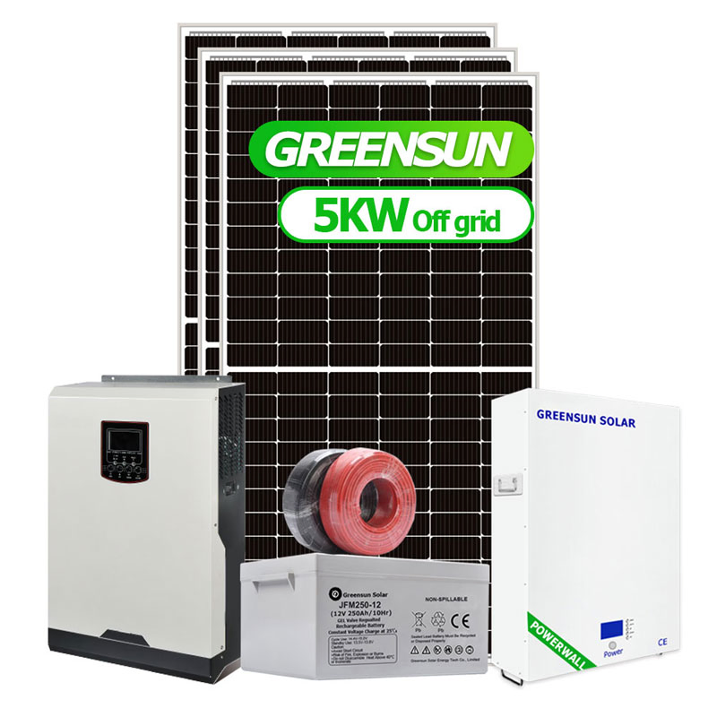 Residential 3kw 5kw 8kw10kw 15kw Complete off Grid Solar System Stand Alone Battery Home Solar Power System Price