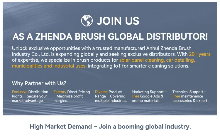 Solar Panel Cleaning Brush Banner
