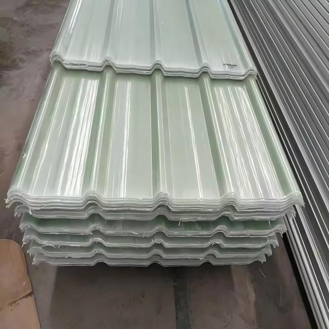 Wholesale Soundproof FRP Fiberglass Roof Sheet UPVC/PVC Corrugated Sheet Plastic Solar Panel Glass Fiber Roofing Tile for Construction Building