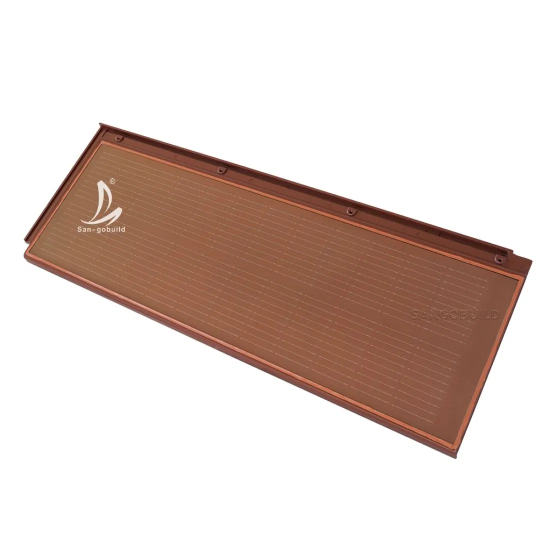 Future Trend Renewable Clean Energy Solar Roofing Building Intergrated Photovoltaic (BIPV) Roof Tiles