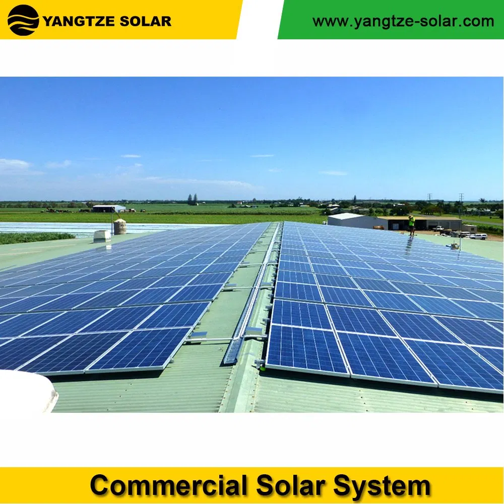 Yangtze Solar Panel System Commercial 200kw Solar Grid Tied Complete System