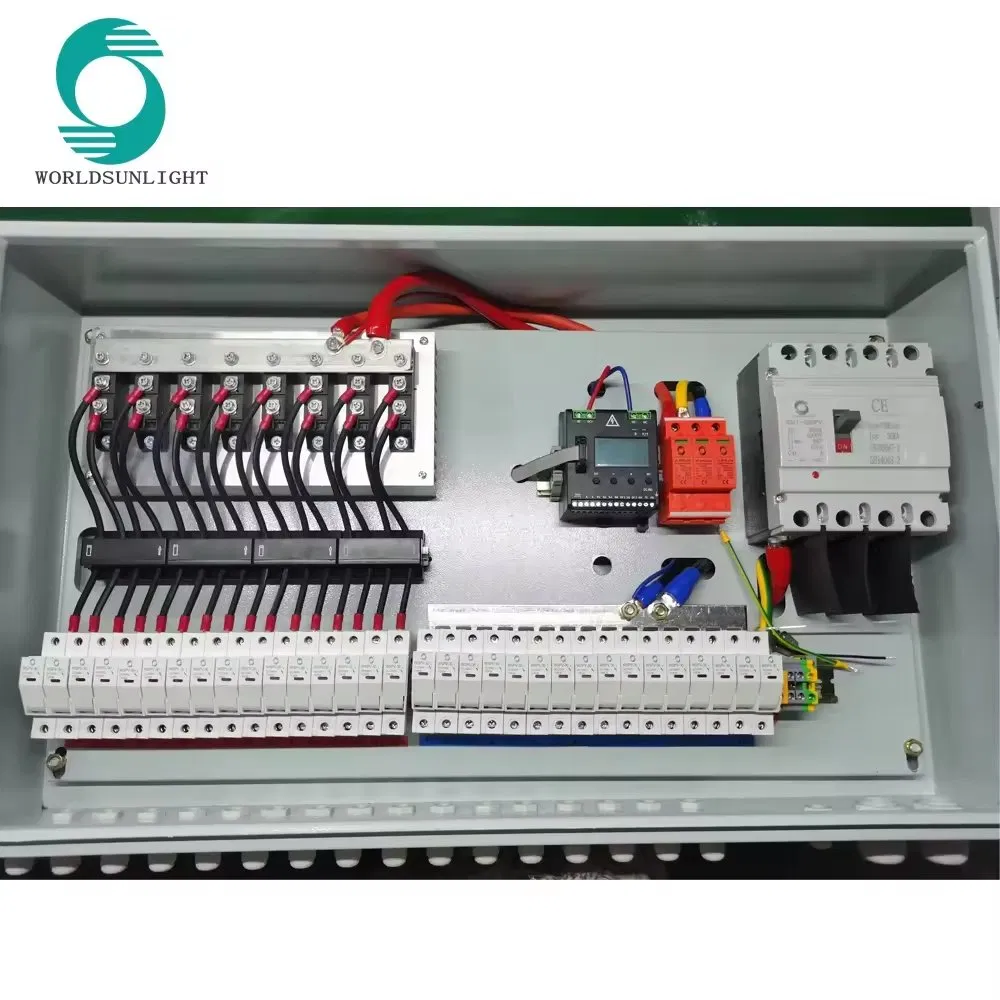Wsdb-PV20/1 PV Combiner Box DC 20 in 1 out 20 String 1000V PV Array Combiner Box for Solar Panel Power System Battery System with Diode and Monitoring