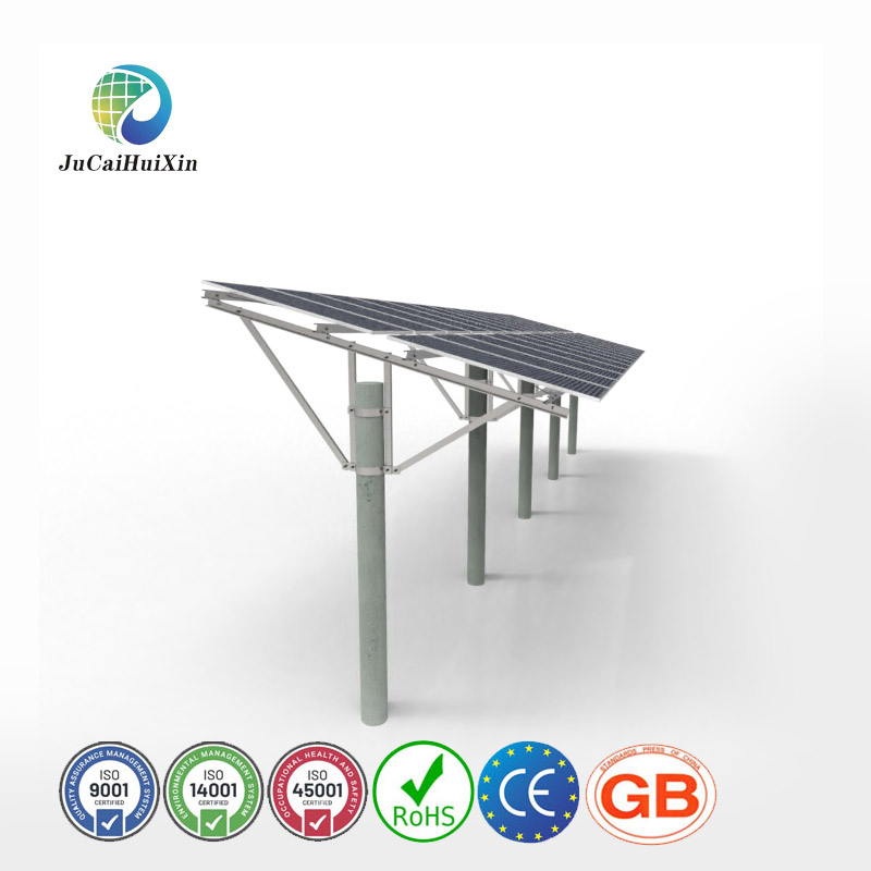 Cement Foundation Hot-DIP Galvanized Steel Ground Mounts for Solar Panels