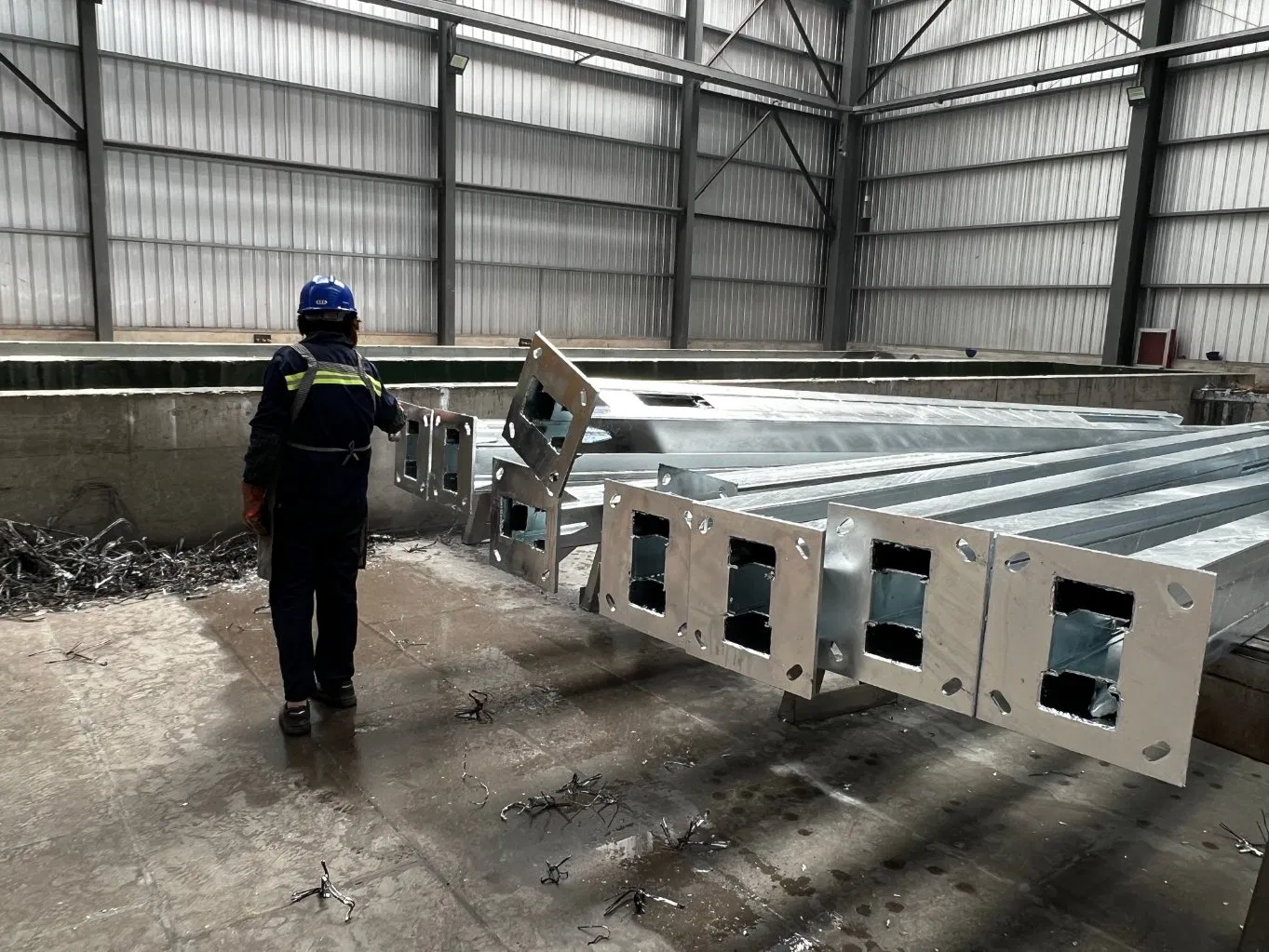 Outdoor Lamp Post 6-Meter T-Shaped Monitoring High New Rural Household Solar LED Light Pole Straight