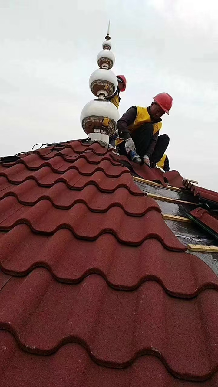 Solar Panel Tile Roof with Al-Zn Steel Base Layer
