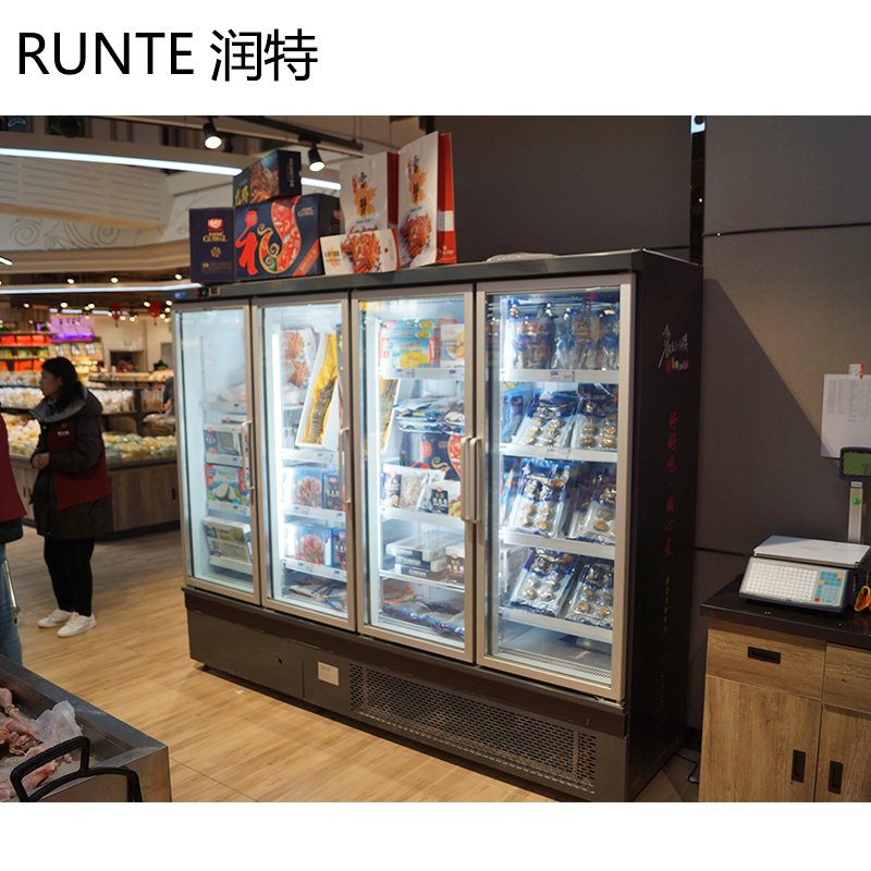 Commercial Freezer Refri Gerator Upright Commercial Multi Display Stand Cold Drink Display Refrigerator Fridge Freezer