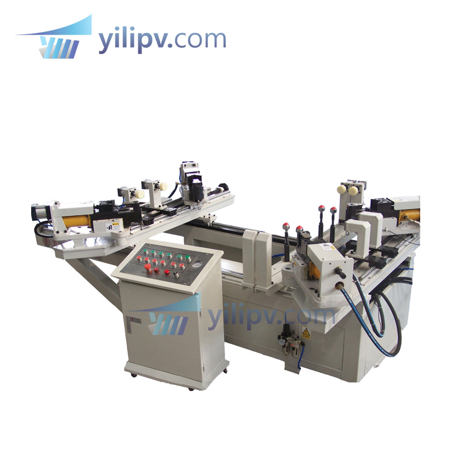 Manufacturing Solar Panel-Automatic Trinity Solar Module Hydraulic Riveting Angle Framing Machine