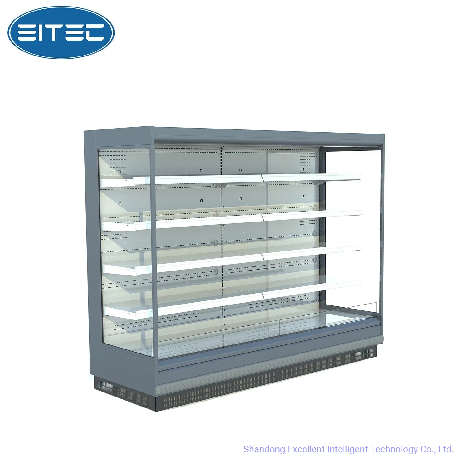 Supermarket Remote Type Multideck Display Cabinet Upright Carel Controller Commercial Refrigerator Freezer