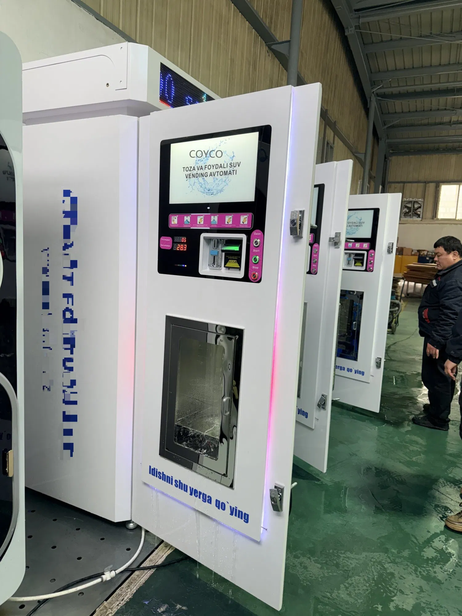 New Commercial Healthy Coin Qr Water Water Vending Machine with Reverse Osmosis System Purified Water Dispenser Cold Water Mineral Water