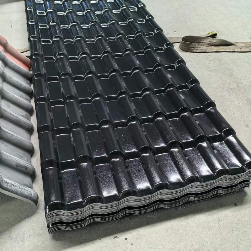 Professional Anticorrosion Waterproof Synthetic Resin PVC Roof Panel Plate Home Solar Clay Plastic UPVC Roofing Sheet Corrugated Color Tile