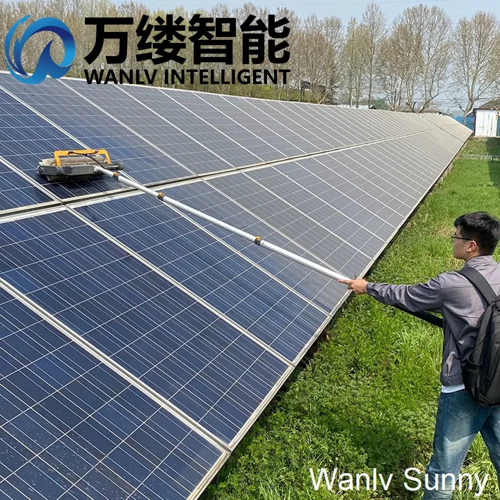 OEM Solar Panel Cleaning System Cost-Effective Solar Cleaning Solution Water-Fed Rotating Brush