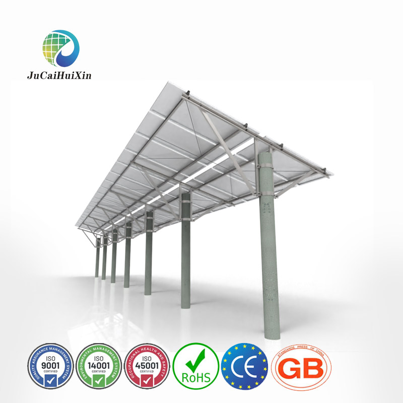 Cement Foundation Hot-DIP Galvanized Steel Ground Mounts for Solar Panels