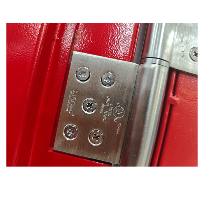 2 Hour Fire Rated Glass Door with UL List Panic Bar Hardware Hotel Fire Door Apartment Fire Rated Door for Building Project