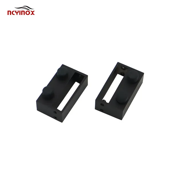 Matte Black Stainless Steel Deluxe 180 Degree 8 Rollers Two Door Bypass Sliding Shower Door System