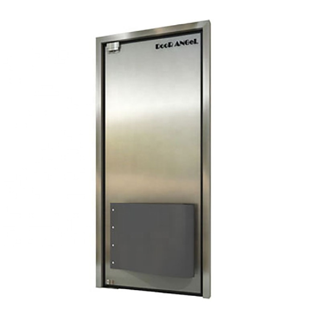 Stainless Steel Impact-resistant One-way Restaurant Door Commercial Automatic Two-way Warehouse Access Door