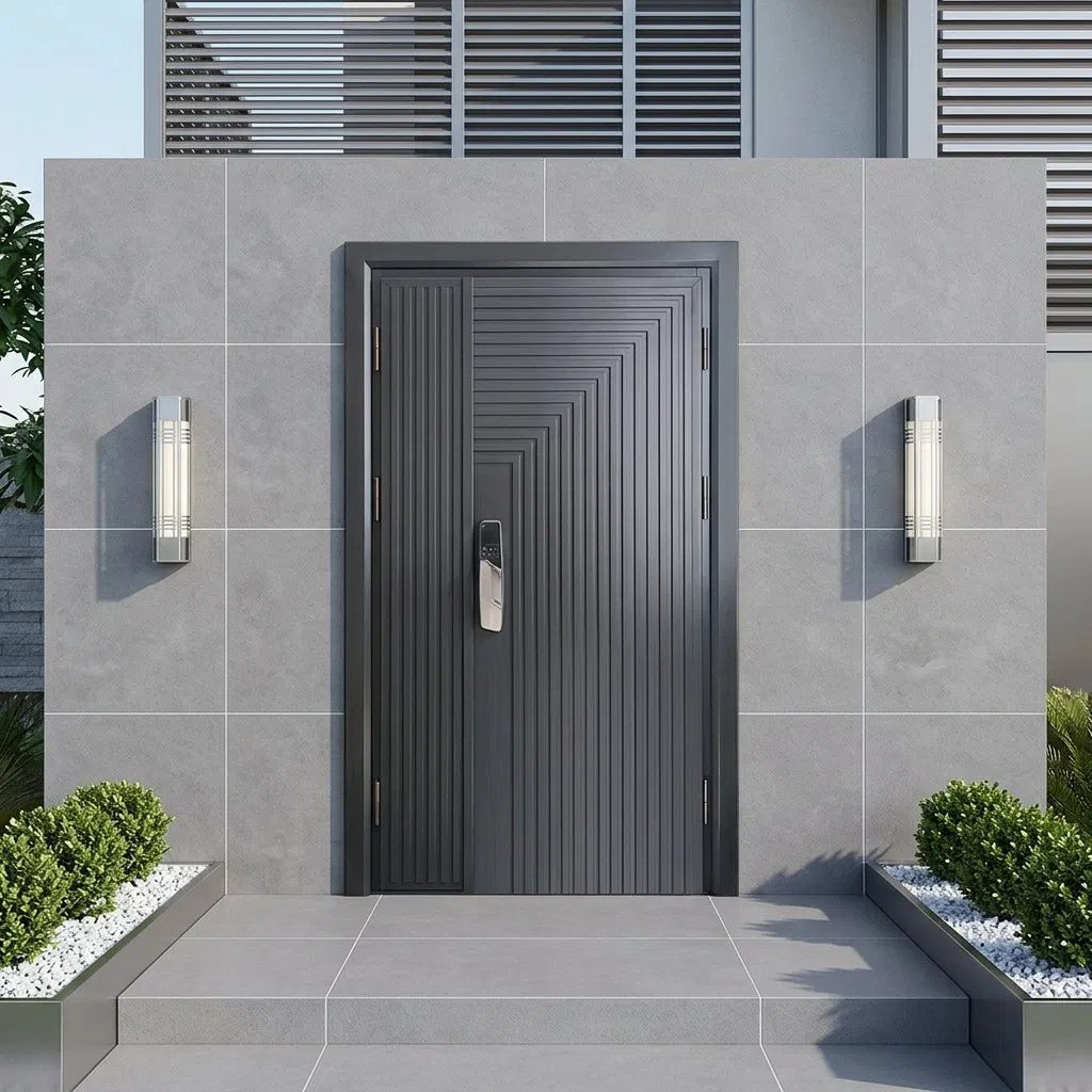 High-Strength American Style Residential Door for Ultimate Security