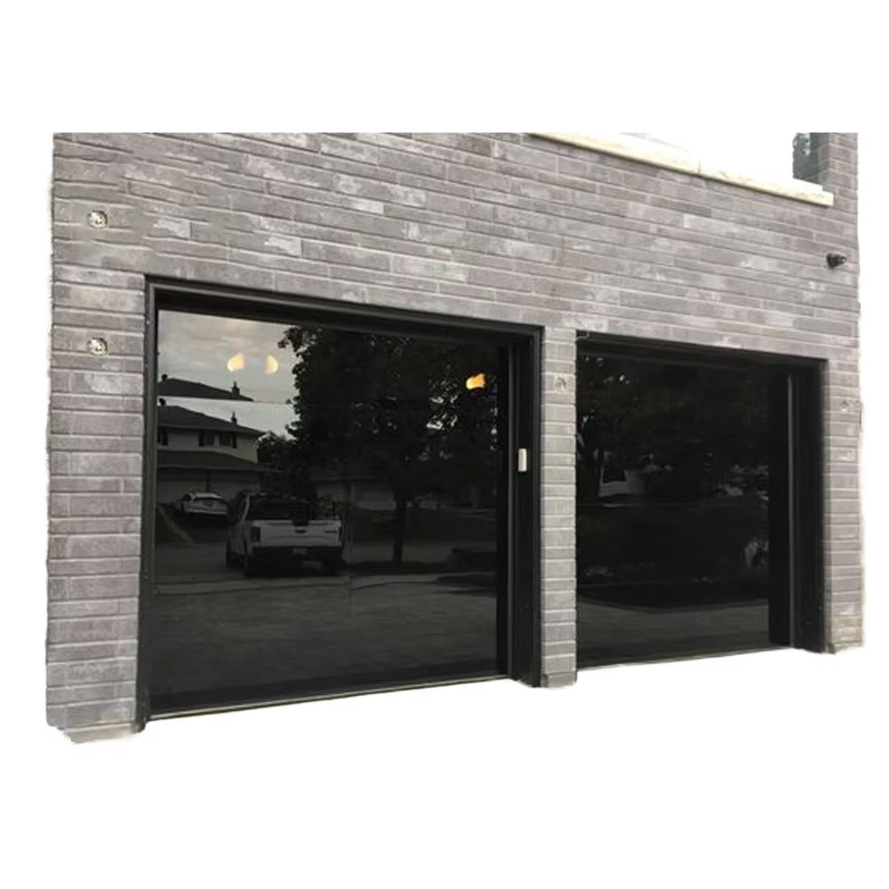 Modern Industrial Automatic Open Style Garage Stainless Steel Rolling Shutter Clean Glass Waterproof PVC Plastic Warehouses