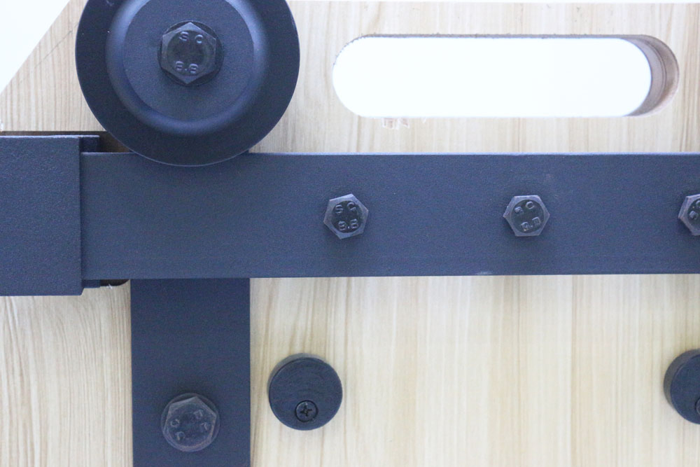 Industrial Modern Style Sliding Barn Door System with Soft Close Sliding Barn Door Hardware Kit Interior Rolling Sliding System