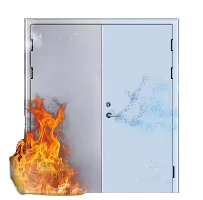 High Quality UL Standard Soundproof Steel Entry Fire Rated Doors Communal Fire Exit Door