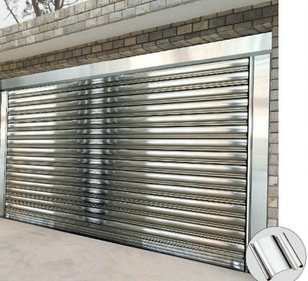 Aluminum Wind Resistant Good Quality Rolling Shutter Garage Door Noiseless Automatic and Manual Garage Door Roller Shutter Door