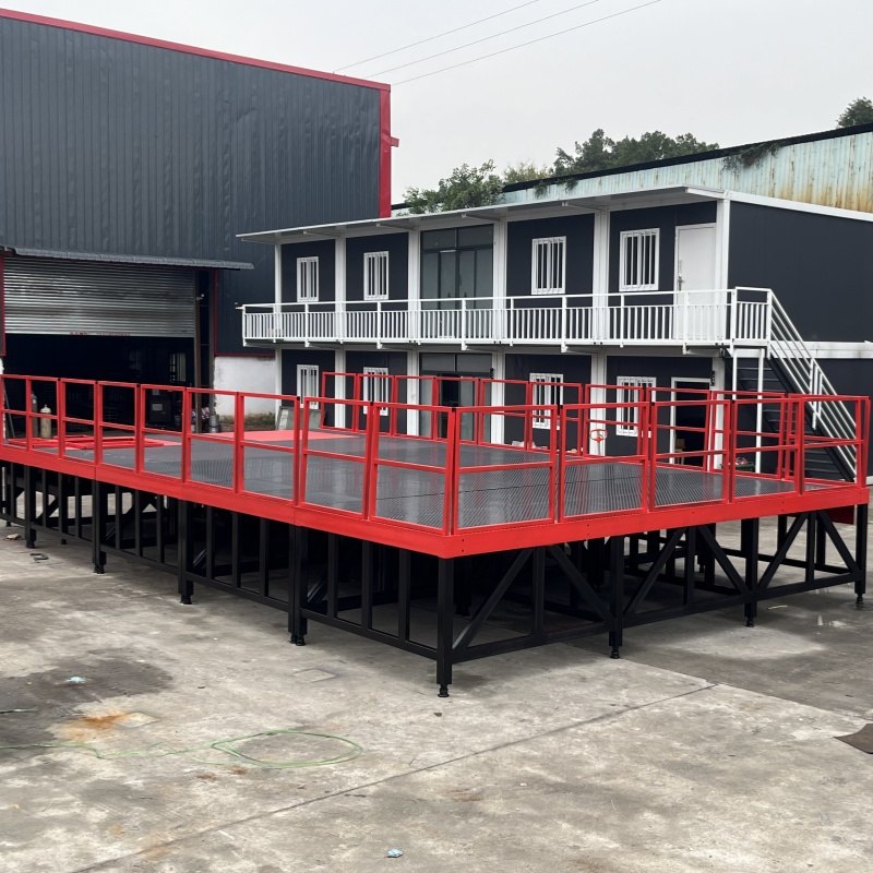 Modular Ramp Heavy Duty Loading Dock Platform With Dock Leveler Electric Hydraulic Portable Loading Dock Platform