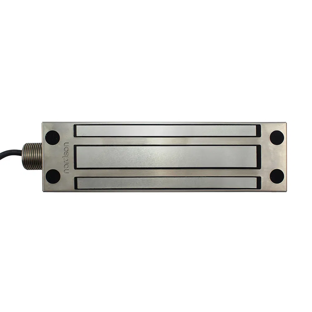 High Quality Standard Fail Secure Full Stainless Steel Sturdiness Glass Door Patch Smart Hotel Dock System - Front View