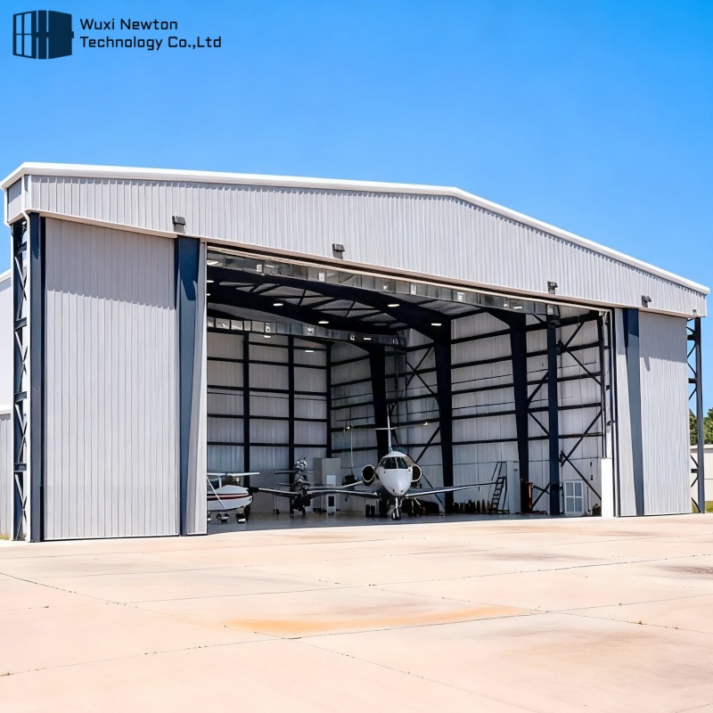 High Quality Safely Soundproof Automatic Hangar Sliding Door Motorised Hangar Door for Civil Airport
