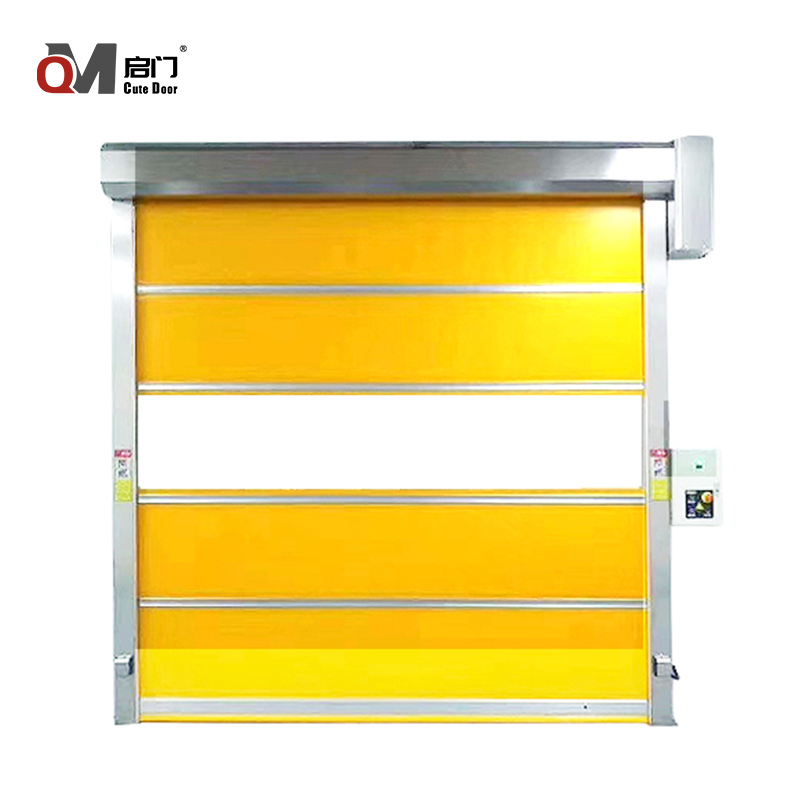 High-Speed PVC Rolling Door for Cold Storage Waterproof Fast Speed Roll-Up Door for Warehouse Logistics Refrigeration Area