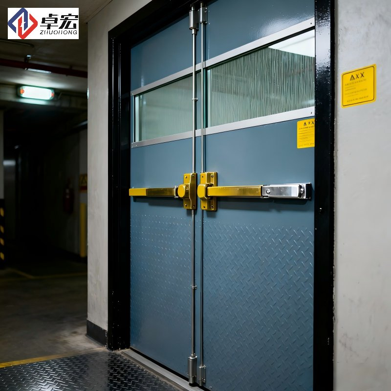UL Certified Security Door with Push Bar Fire Door for Residential Projects