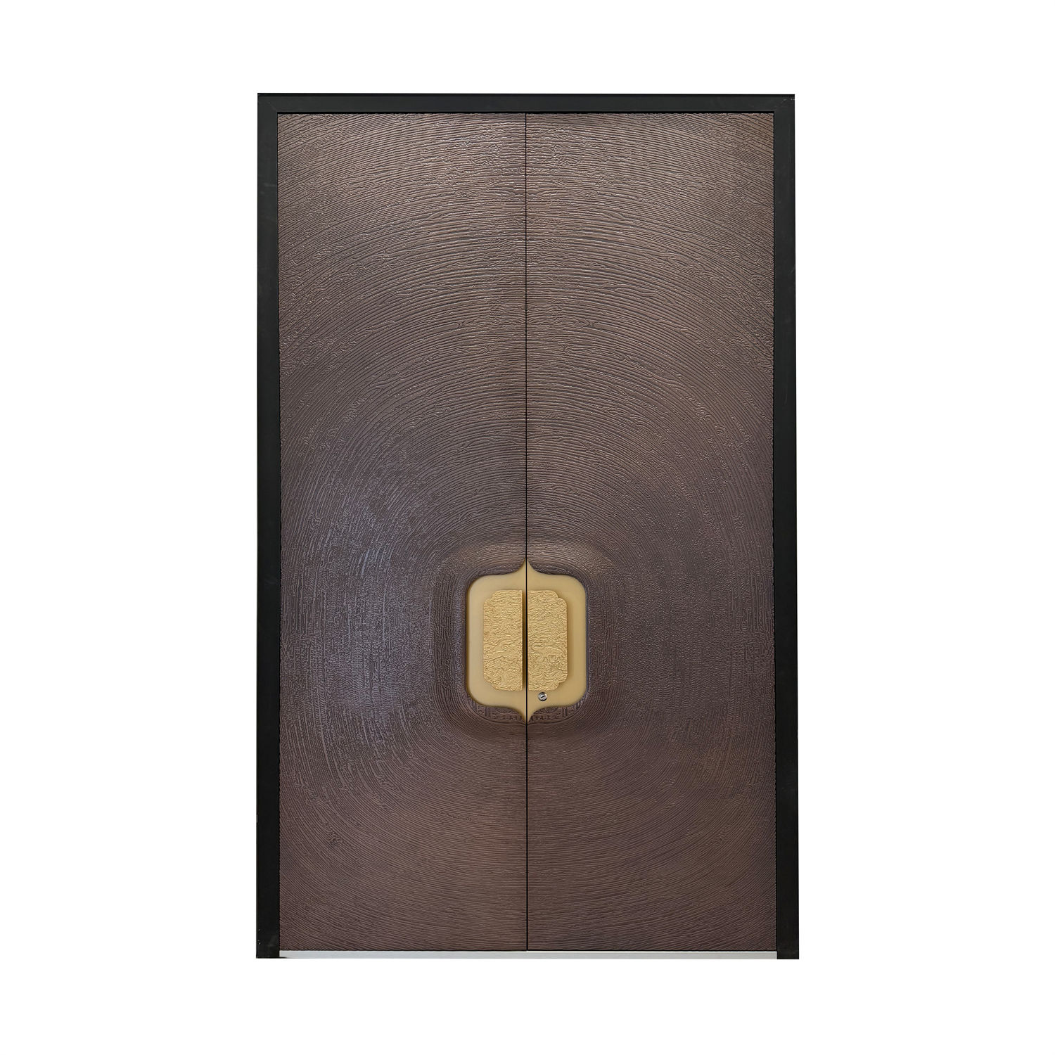 Durable all-aluminum entry doors, suitable for high-end main entrances, ideal for safe residential areas and office parks.