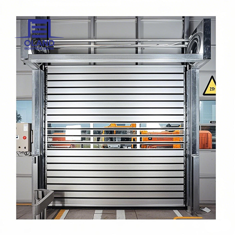 Heavy Duty Hard Aluminum Alloy Spiral High Speed Door Quick Industrial Fast Door for Factory Workshop