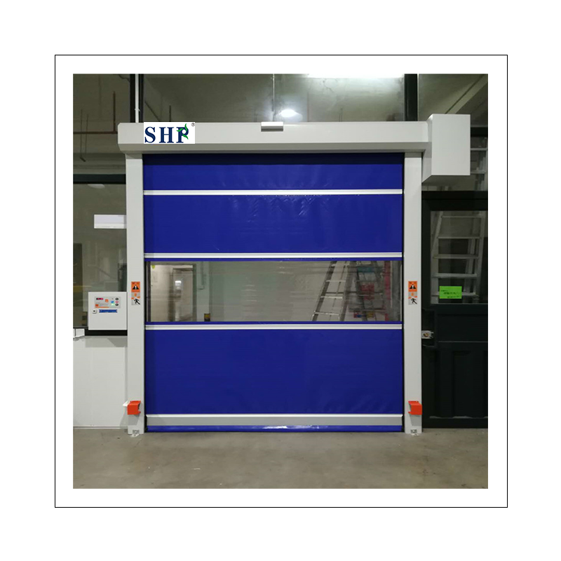 Suzhou Factory High Quality Pvc High Speed Door / Fast Shutter Door for Workshop Use
