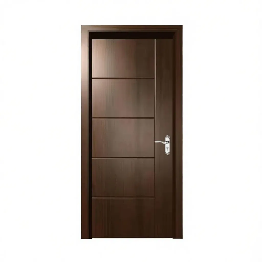 Win-Star Customized Windows and Doors Metal Door Entrance Security Metal Security Exterior Front WPC Wrought Iron Home Turkish PVC Steel Door with Handware