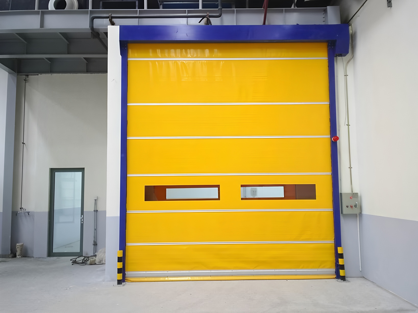 High Quality Industrial Automatic Cold Storage PVC High Speed Zipper Doors for Cold Rooms Freezer
