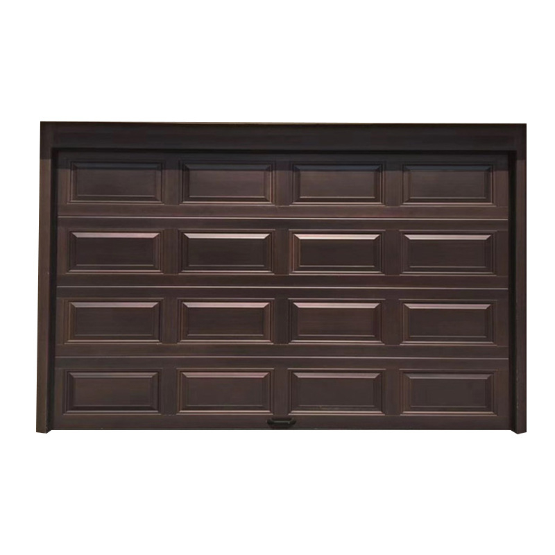 Best Sale Modern White Aluminum Alloy Waterproof Automatic Garage Door Sectional Panel with Remote Control for Villa Apartment