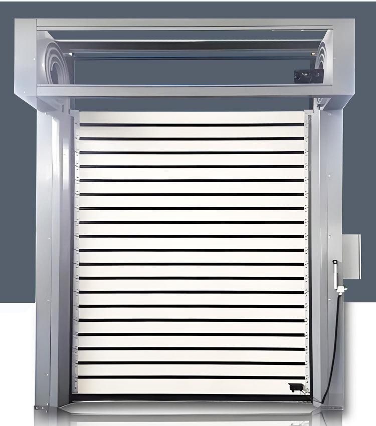 Fast Aluminum Insulated Garage Doors Metallic High Speed Spiral Roller Shutter Door Rolling Gates