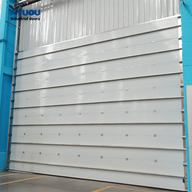 Host Sale Price Friendly Industrial Automatic Lifting Workshop Sectional Garage Door