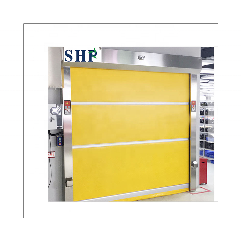 Suzhou Factory High Quality Pvc High Speed Door / Fast Shutter Door for Workshop Use