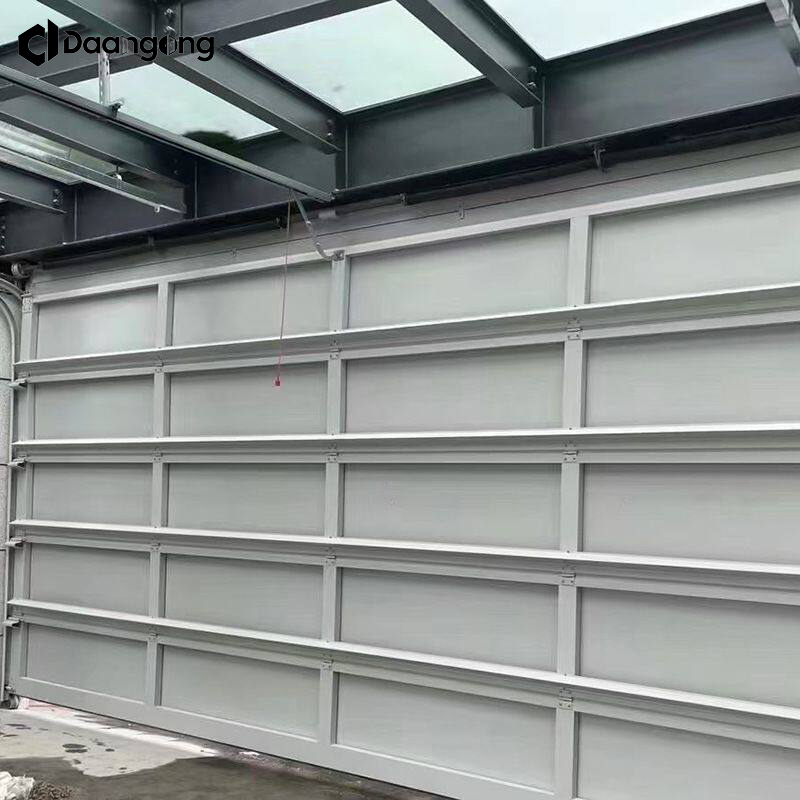 Ultra Quiet Insulated Sectional Garage Door with Belt Drive Operator Nylon Rollers for Attached Home Bedrooms Above