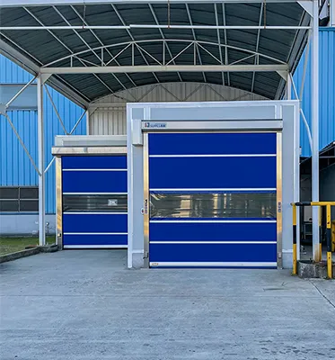 Wind-Resistant High Speed Door with Smart Automation for Large Warehouse and Factory Entrances