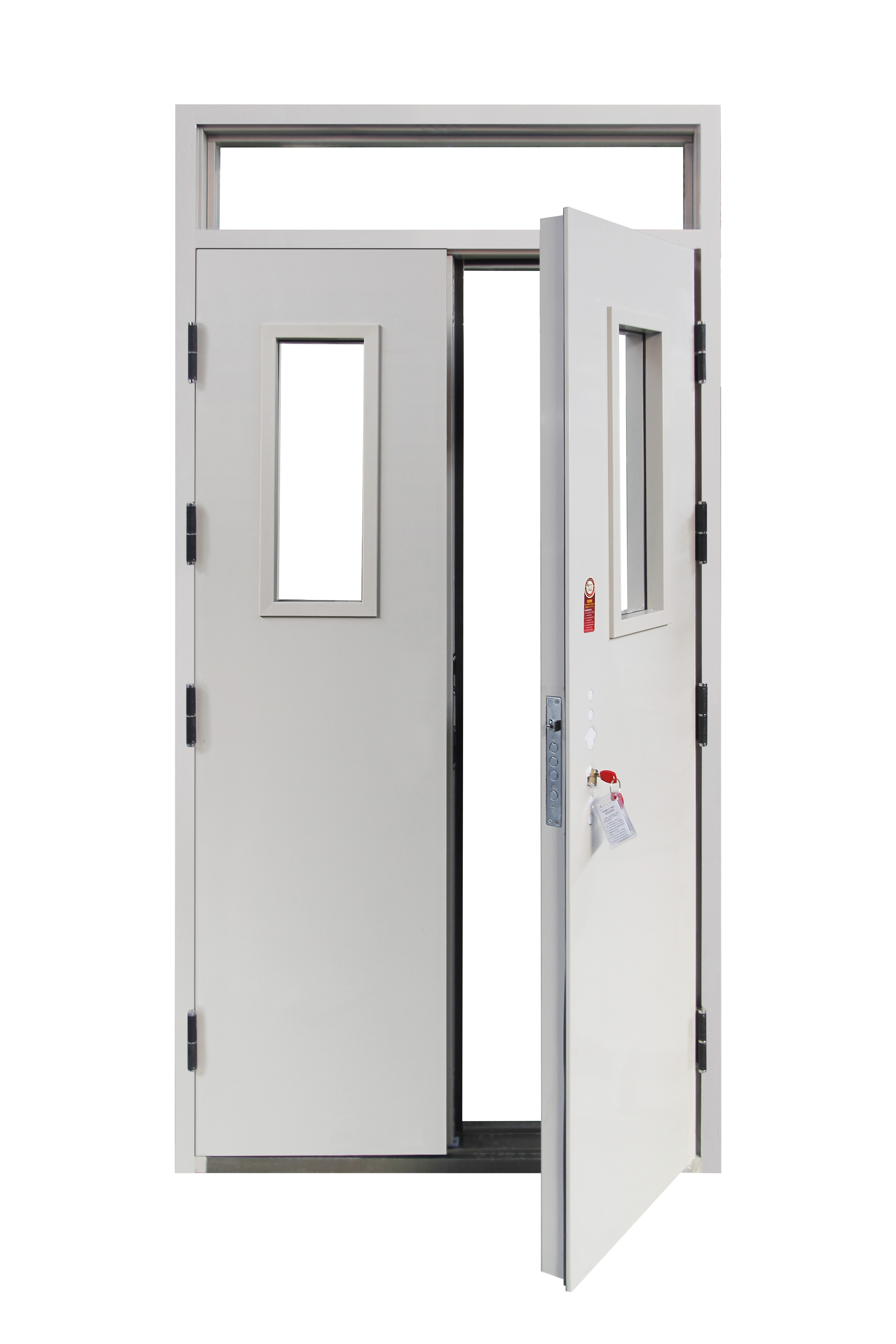 One and a Half Hour Fire Rated Steel Doors for Apartment Fire Protection