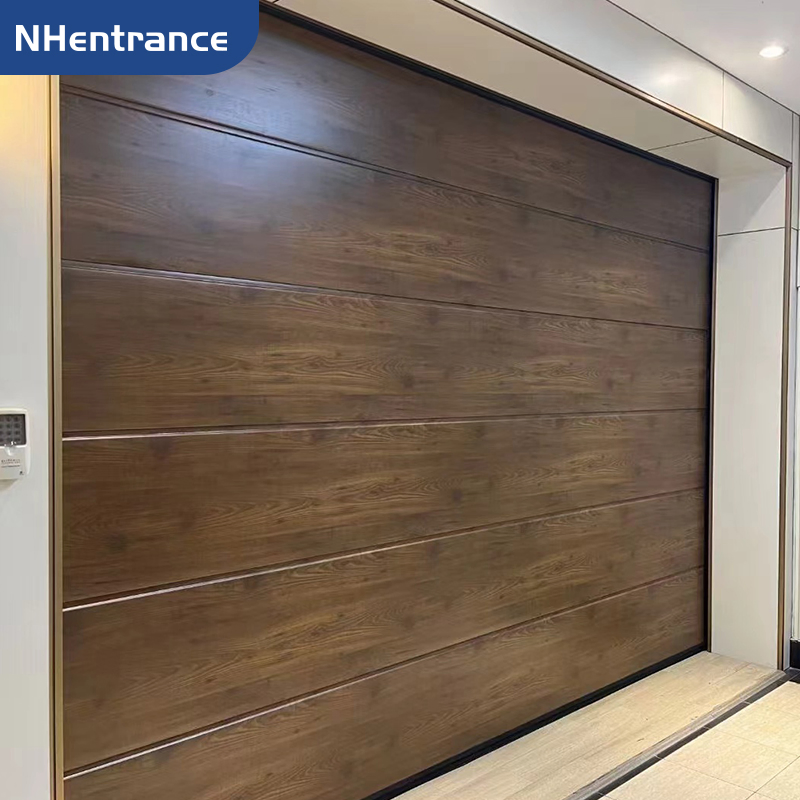 Automatic Electric Sectional Residential Garage Door with Hot Sale High Strength Design and Remote Control Garage Door