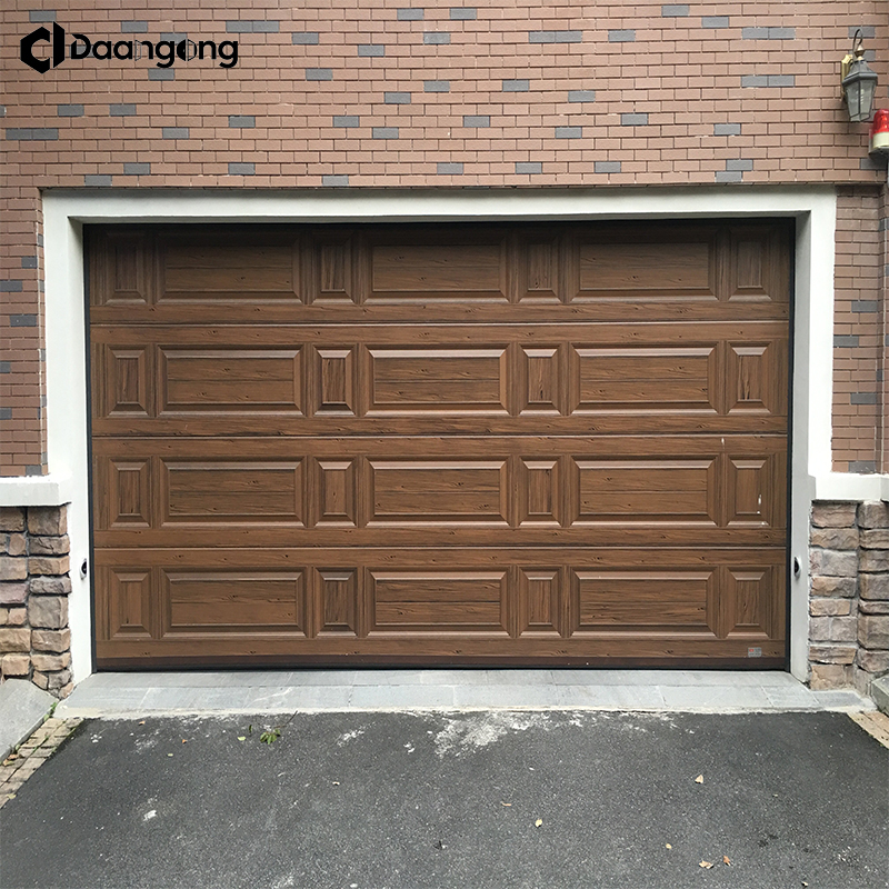 Ultra Quiet Insulated Sectional Garage Door with Belt Drive Operator Nylon Rollers for Attached Home Bedrooms Above