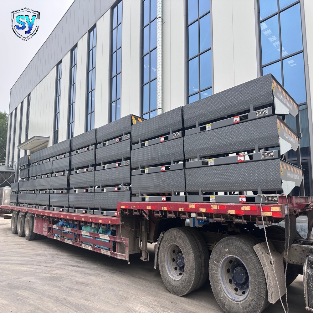 Heavy Duty Fixed Dock Leveler Hydraulic Loading Ramp Platform Equipment