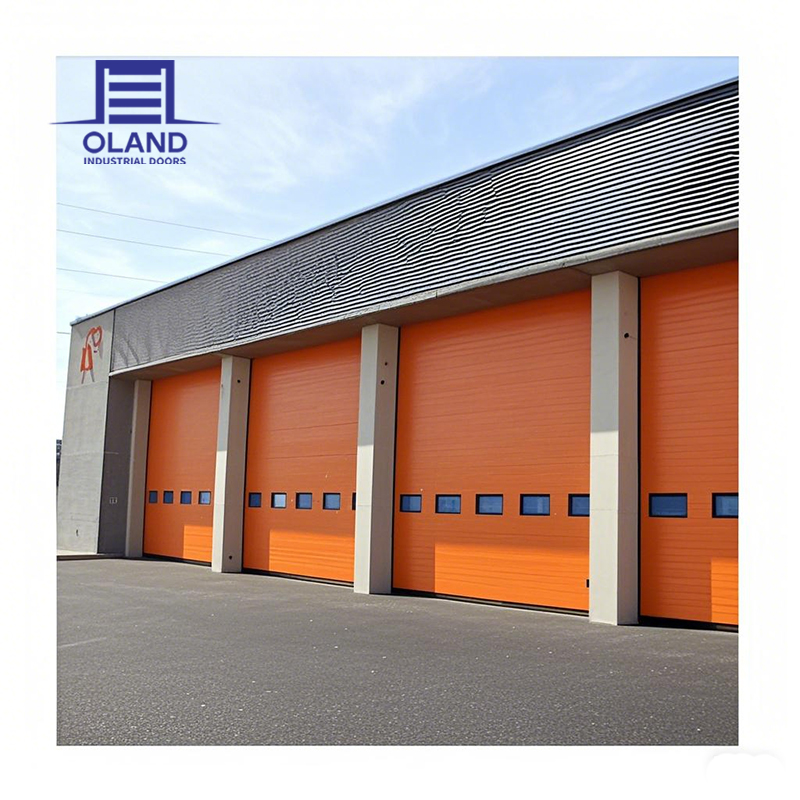 Industrial Automatic Electric Sectional Overhead Door Operator System with Safety Reverse Mechanism and Remote Control